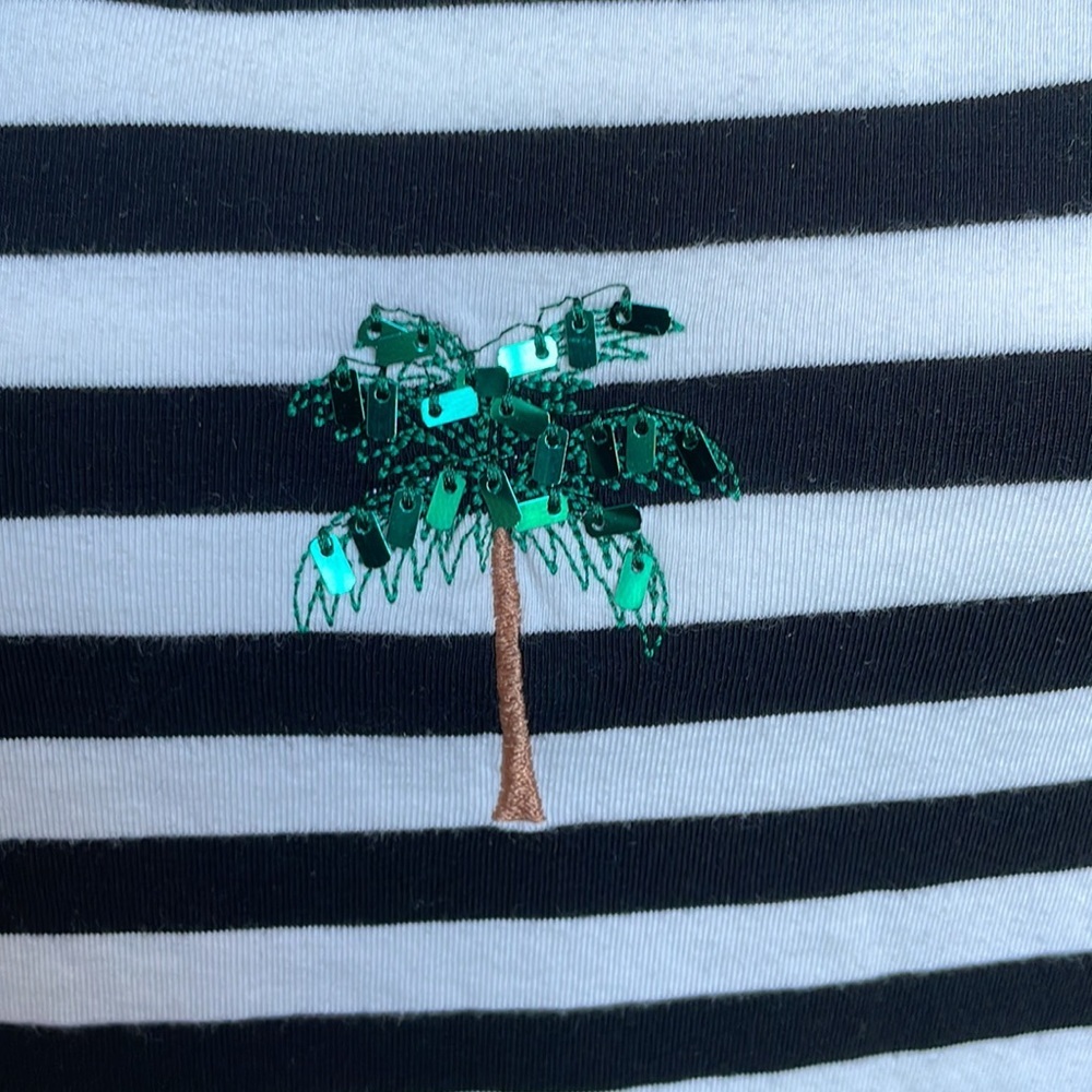 A New Day striped palm tree top with sparkle details - Picture 5 of 5